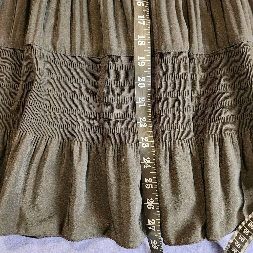 Apostrophe Black Tiered Midi Skirt – Petite M - Picture 8 of 8